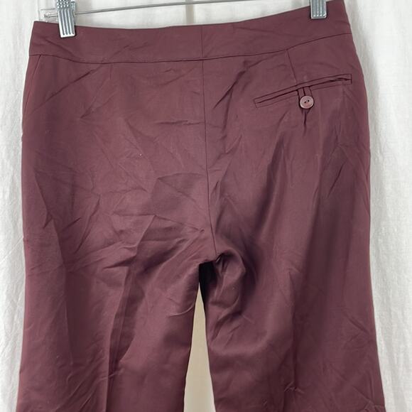 Chloé 100% Wool Brown Straight Leg Trousers - Picture 6 of 8